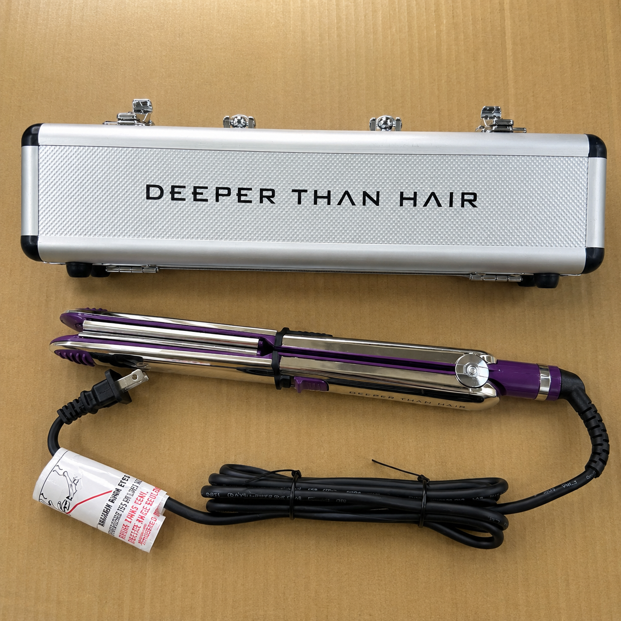 Deeper Than Hair Professional Hair Straightener with Carrying Case