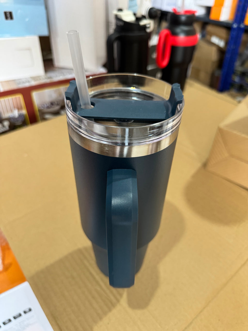 1180ml Stainless Steel Vacuum Insulated Tumbler | Large Travel Mug with Handle
