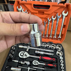 61-Pcs Professional Chrome Vanadium Socket & Wrench Tool Set German