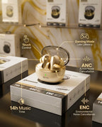 Kamal K950 Gaming TWS Earbuds – ANC & ENC Noise Cancellation, 14H Music