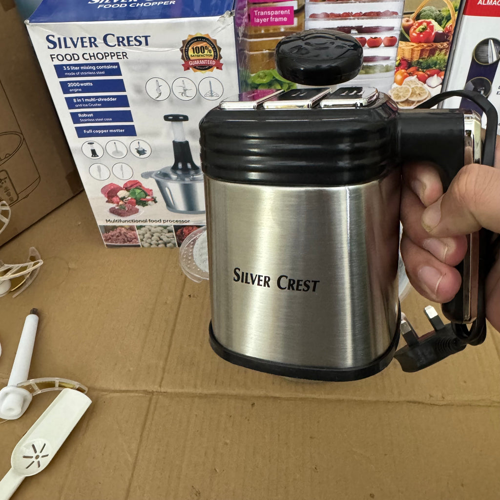 Silver Crest 3.5L Electric Food Chopper 8in1- 2000W Lot Imported