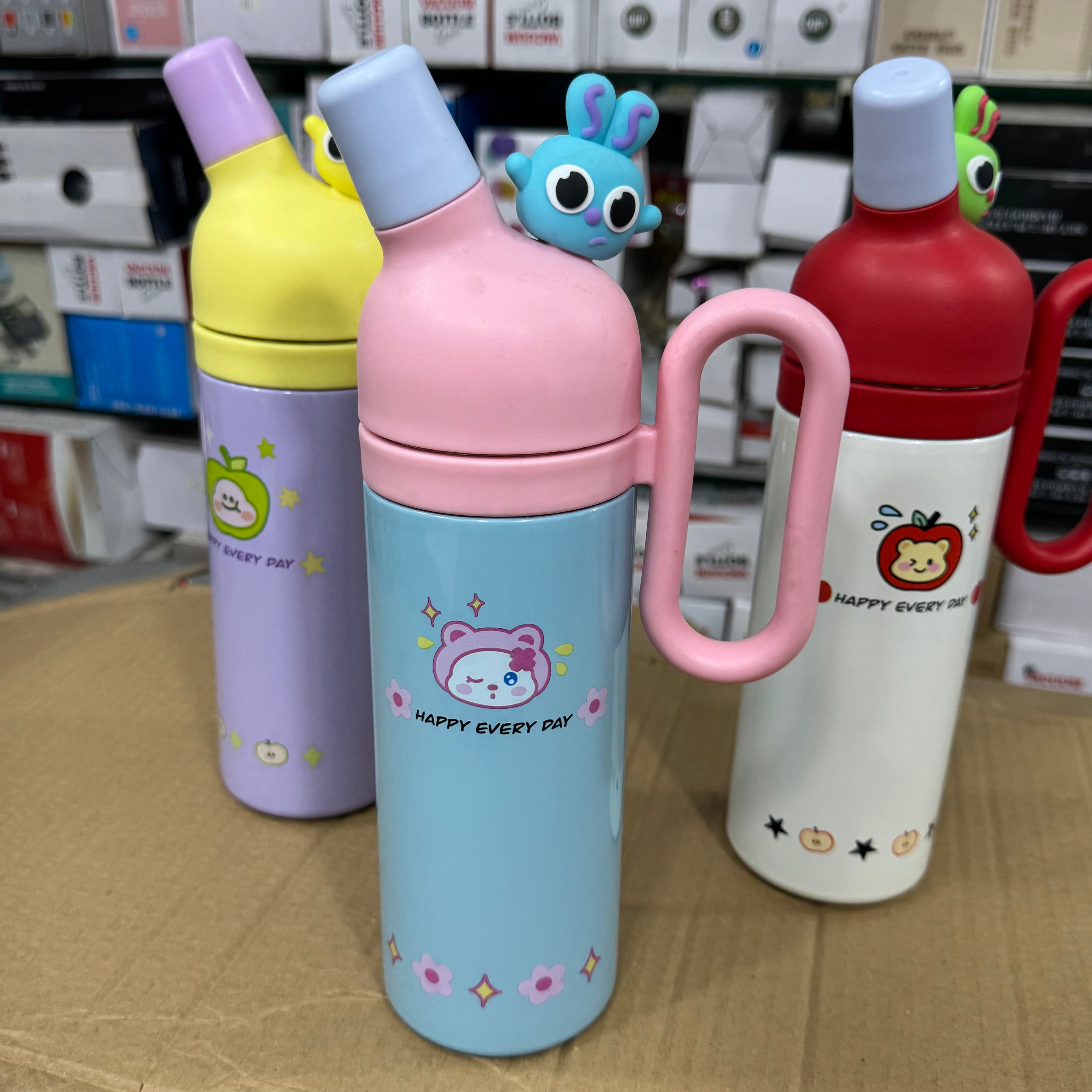 3D Bunny Kids Insulated Bottle Lot Imported