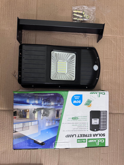 Lot Imported 30W Solar Street Lamp with Motion Sensor – Outdoor Waterproof LED Light Pakistan