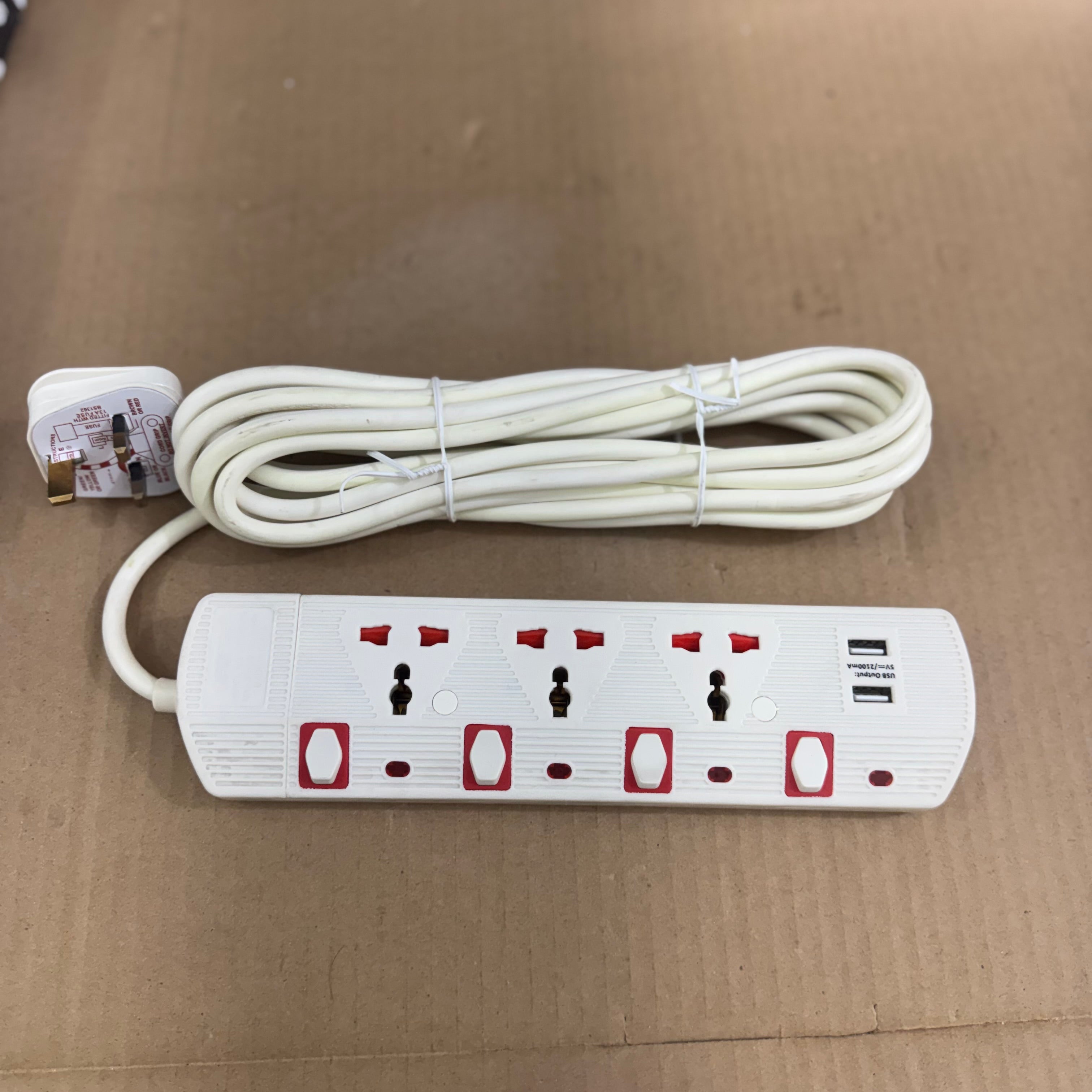 Geepas 3-Way Extension Socket GES5803N