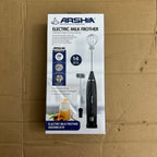 Lot Imported Arshia Electric Milk Frother 2W – Handheld Coffee & Milk Whisk with 3 Speed Settings