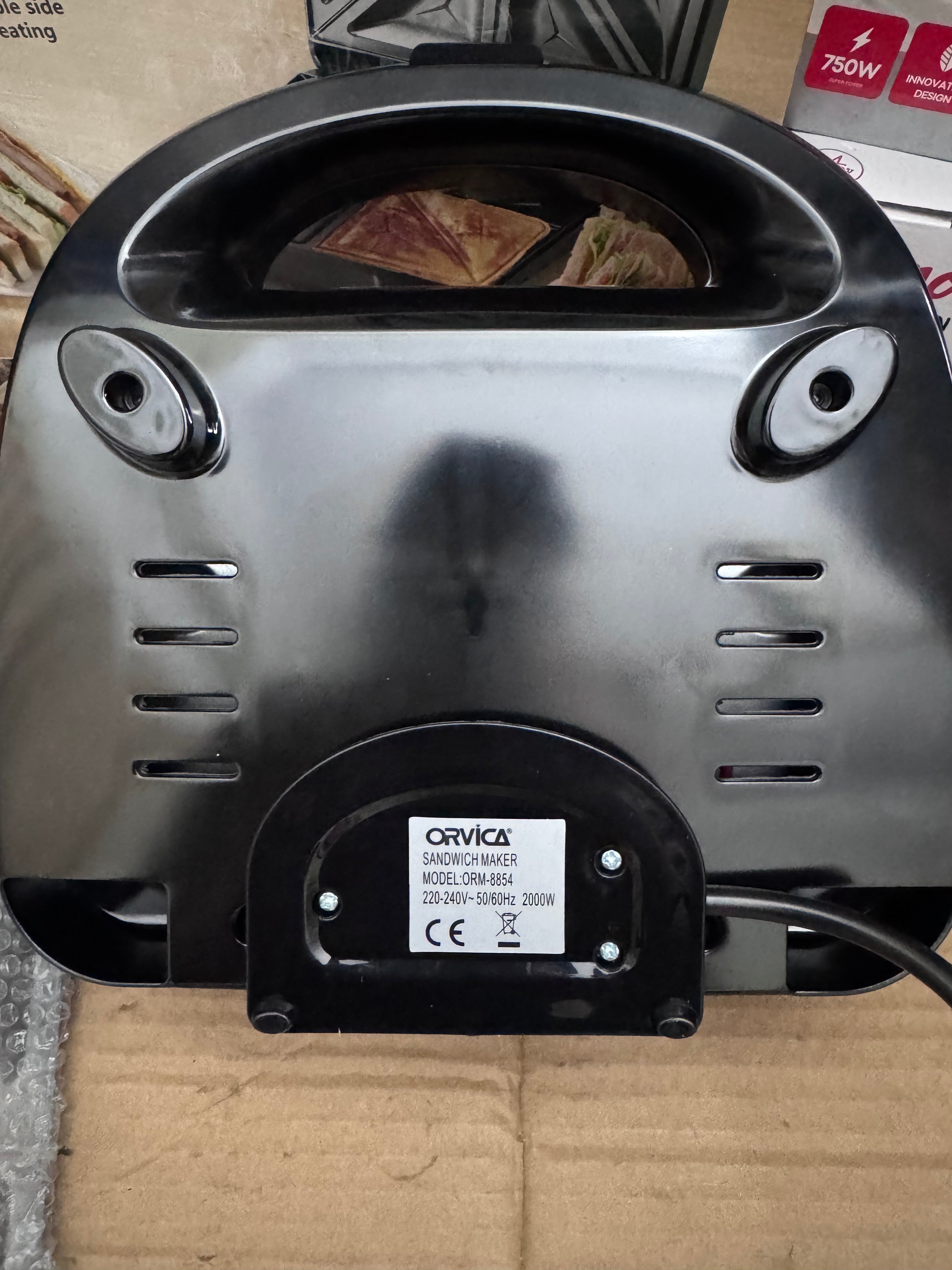 ORVICA ORM-8854 8-in-1 Sandwich Maker 2000W – Lot Imported | Multi Baker Machine in Pakistan