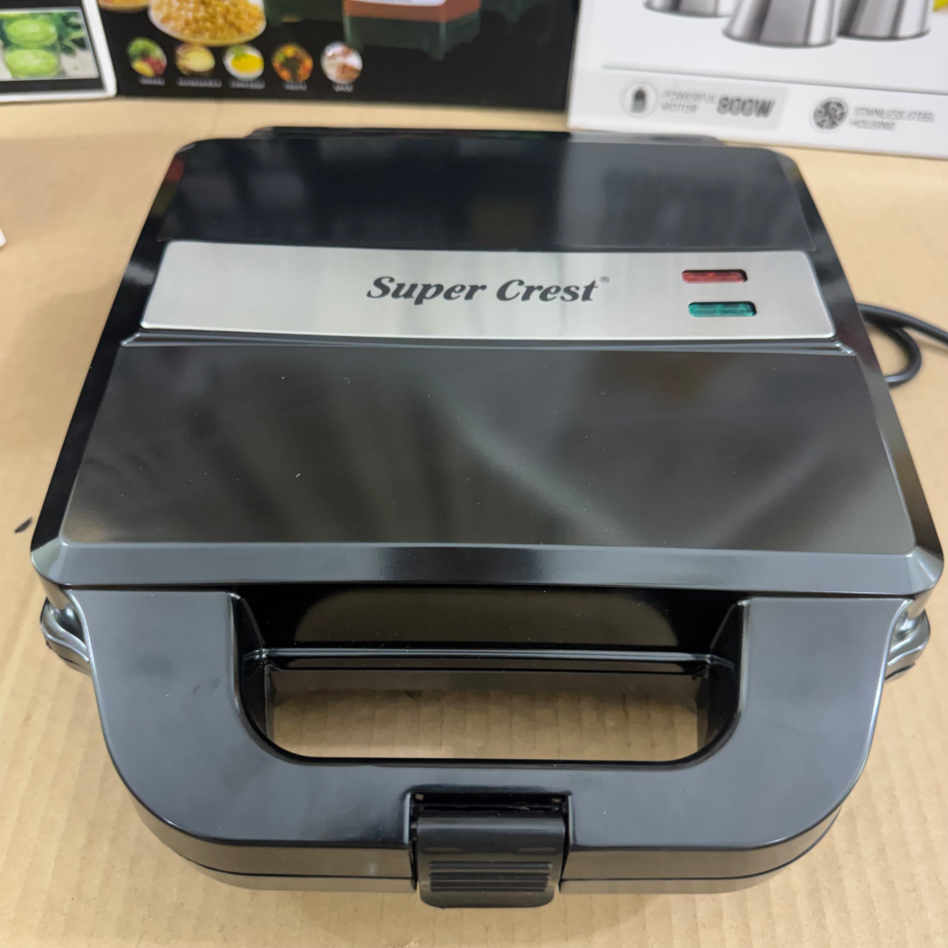 Super Crest 1400W Sandwich Maker SCT-6027
