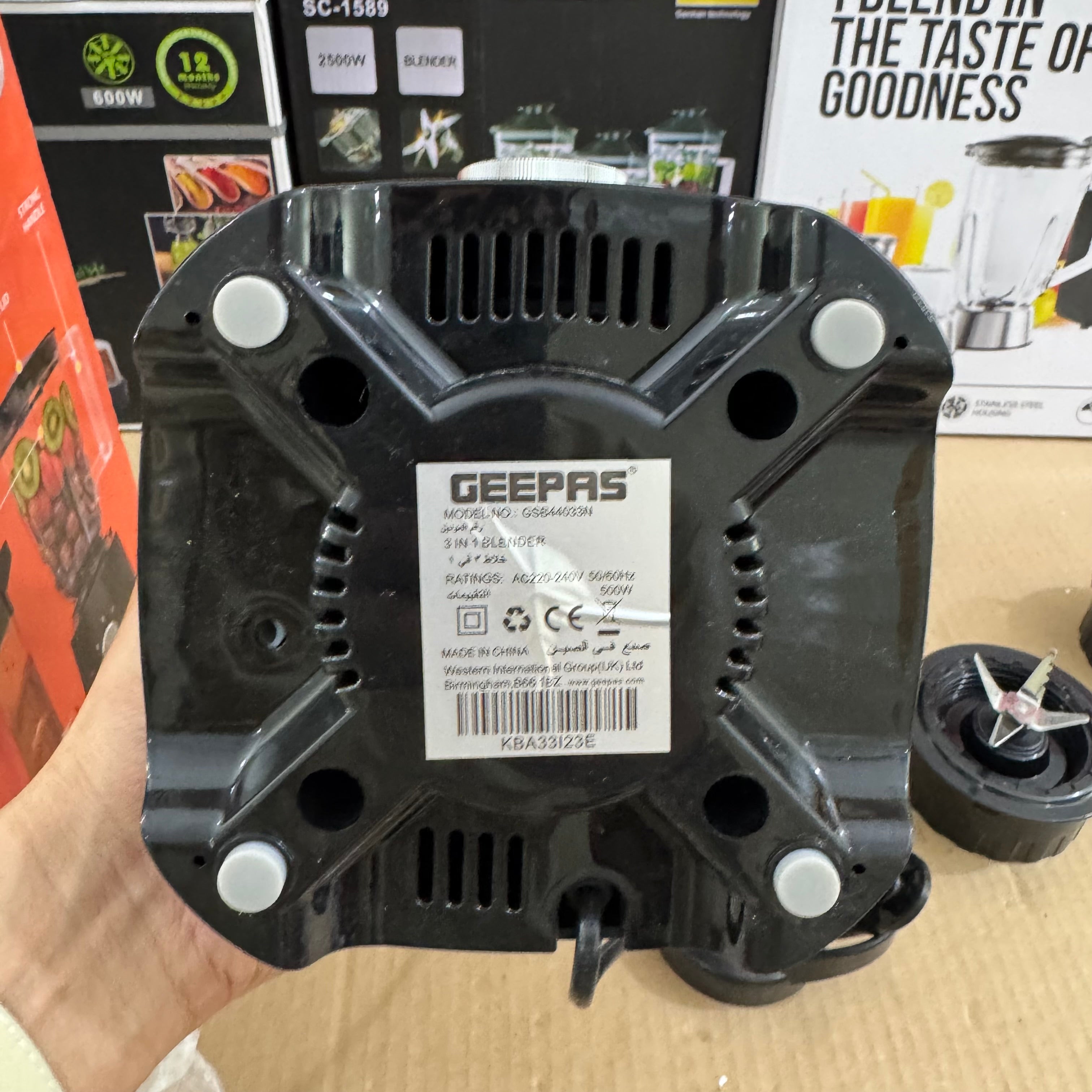 Geepas 3-in-1 Blender GSB44033N