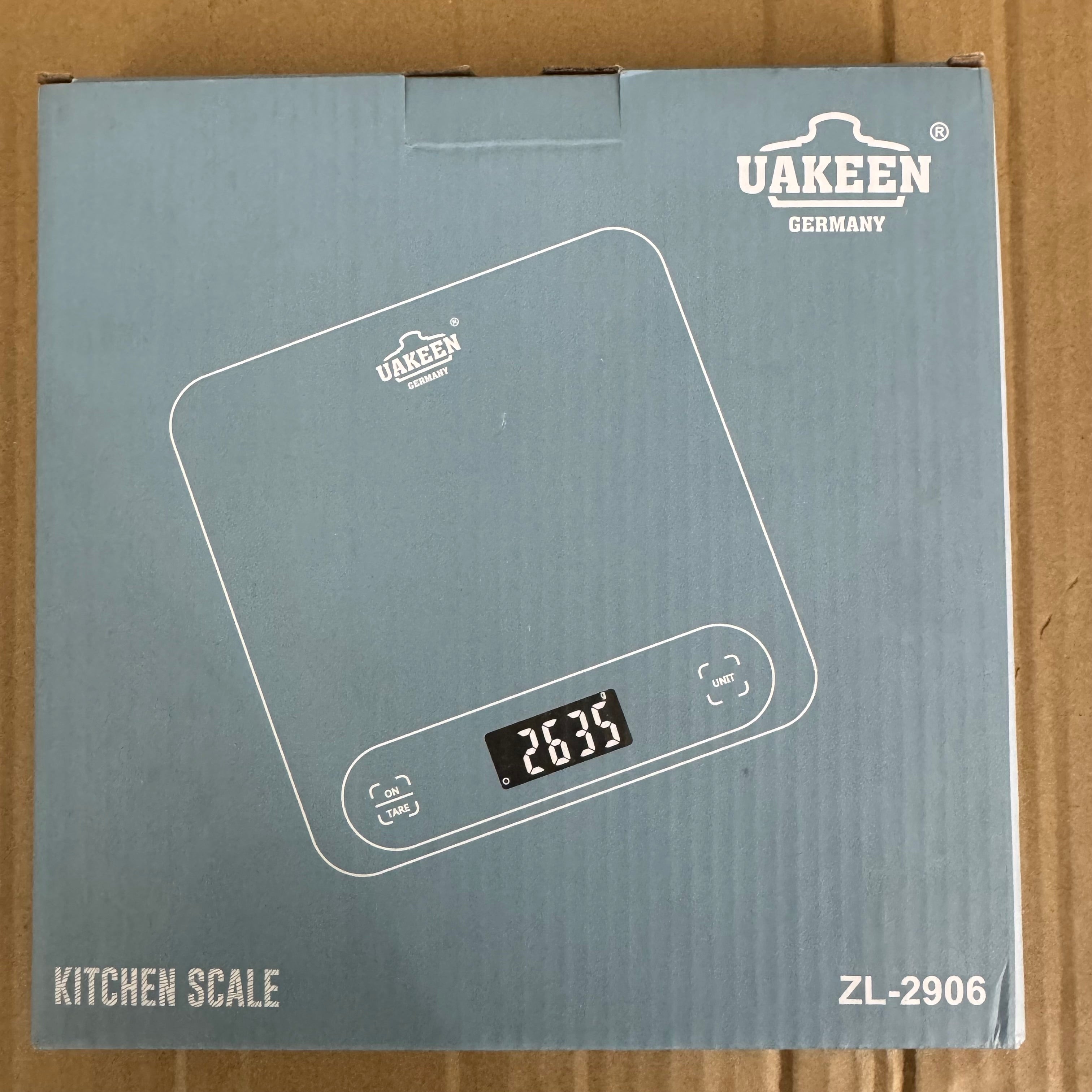 Uakeen Germany Digital Kitchen Scale | Bamboo Wooden Weighing Machine