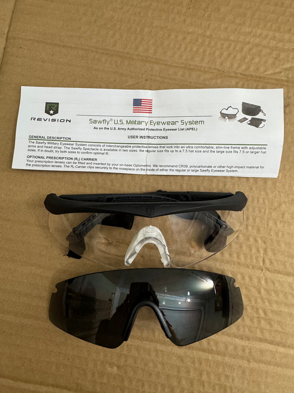Revision Military Sawfly Protective Tactical Eyewear Kit – Ballistic Safety Glasses