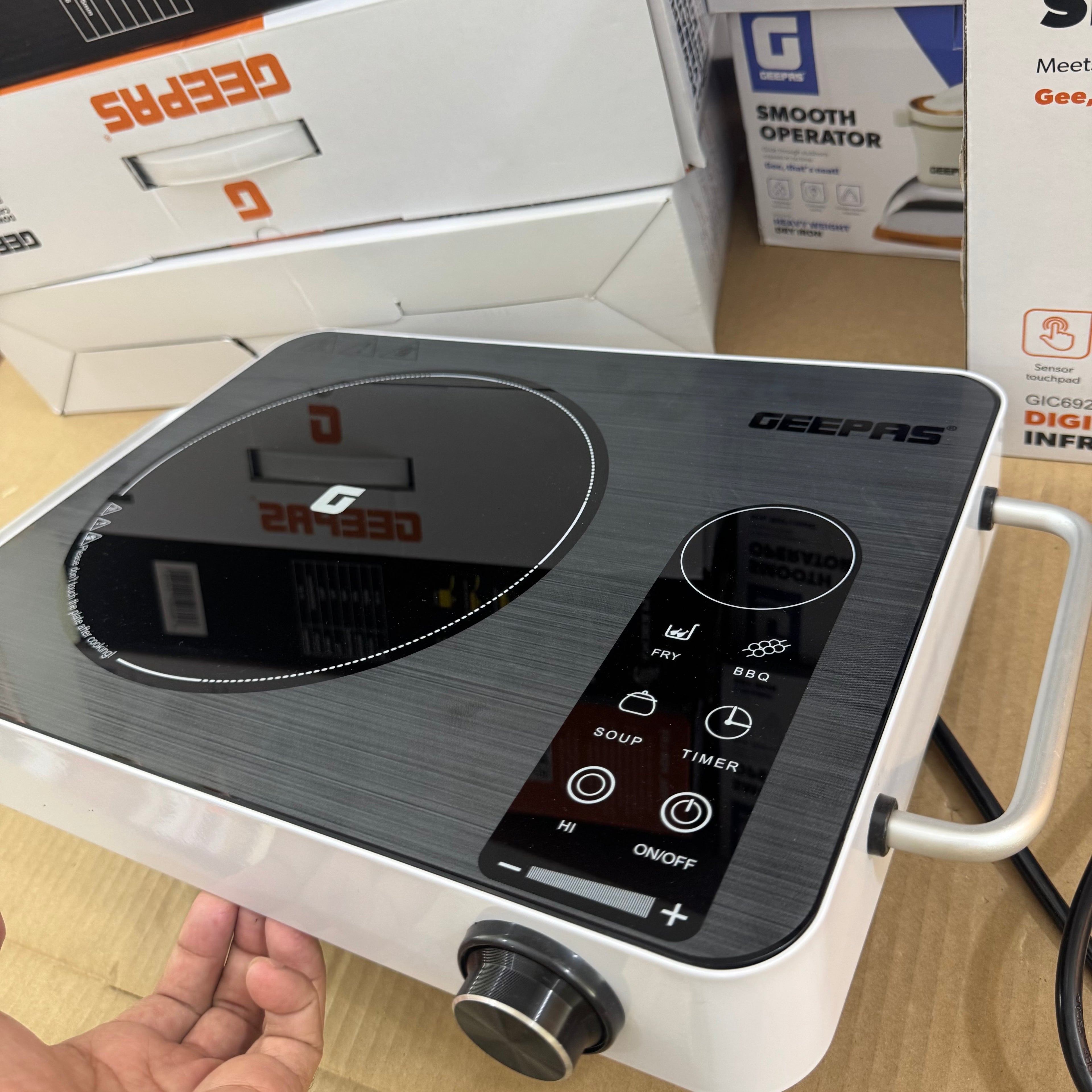 Geepas 3000W Digital Infrared Cooker GIC6922P-3K – 6months warranty