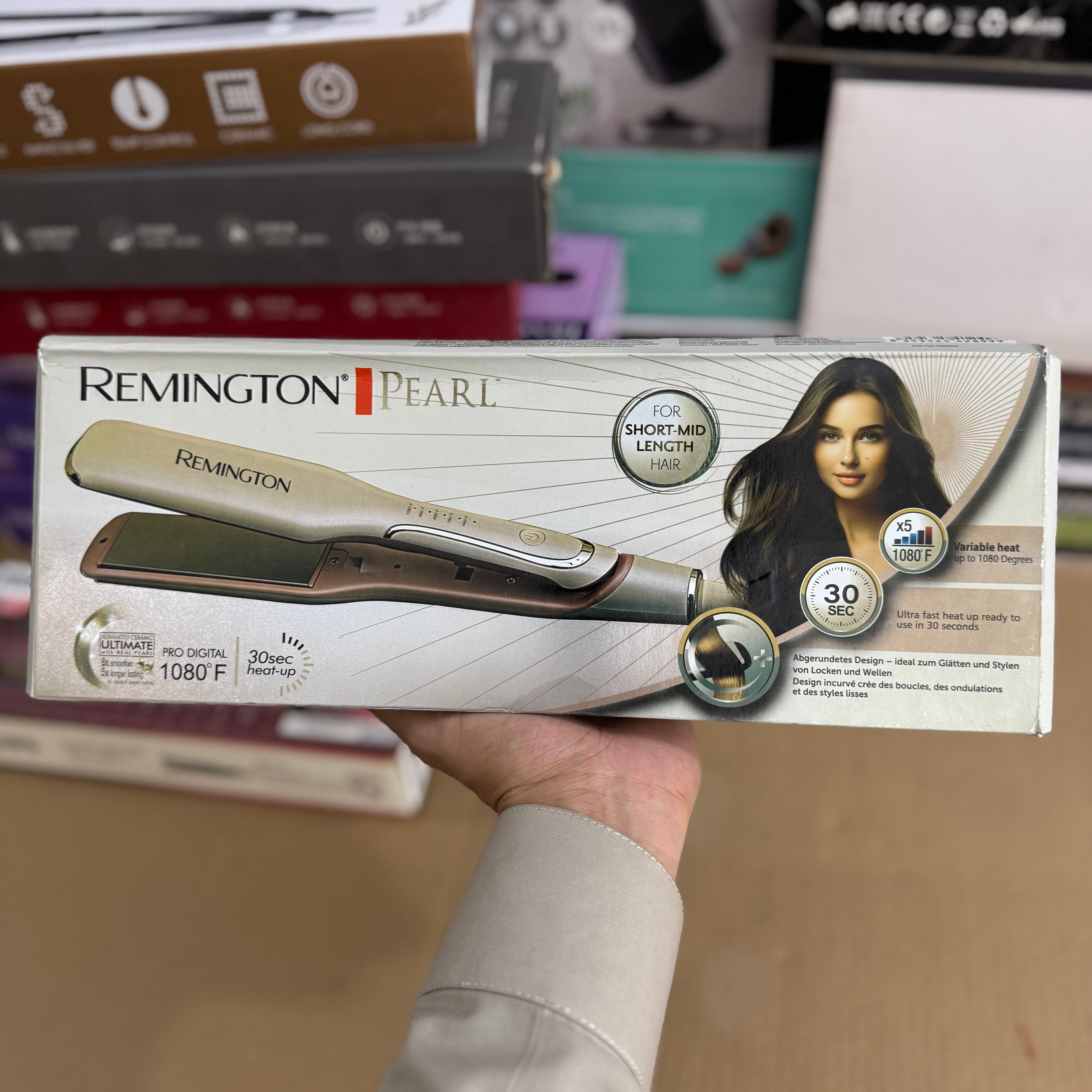 Remington Pearl Pro Digital Hair Straightener - Model S9500 Lot Imported
