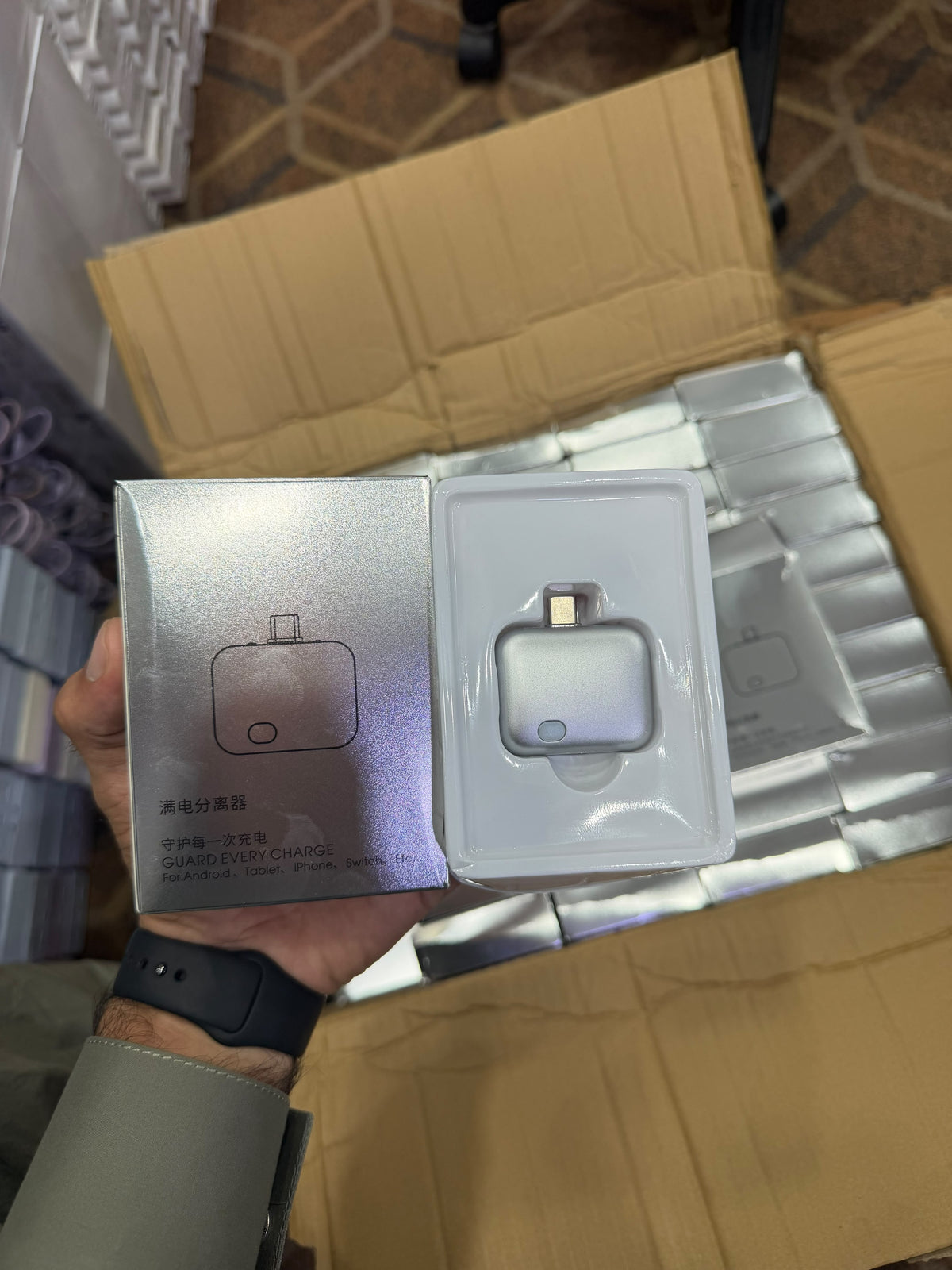 Mini Portable Power Bank with Built-In USB-C Connector -pakistan