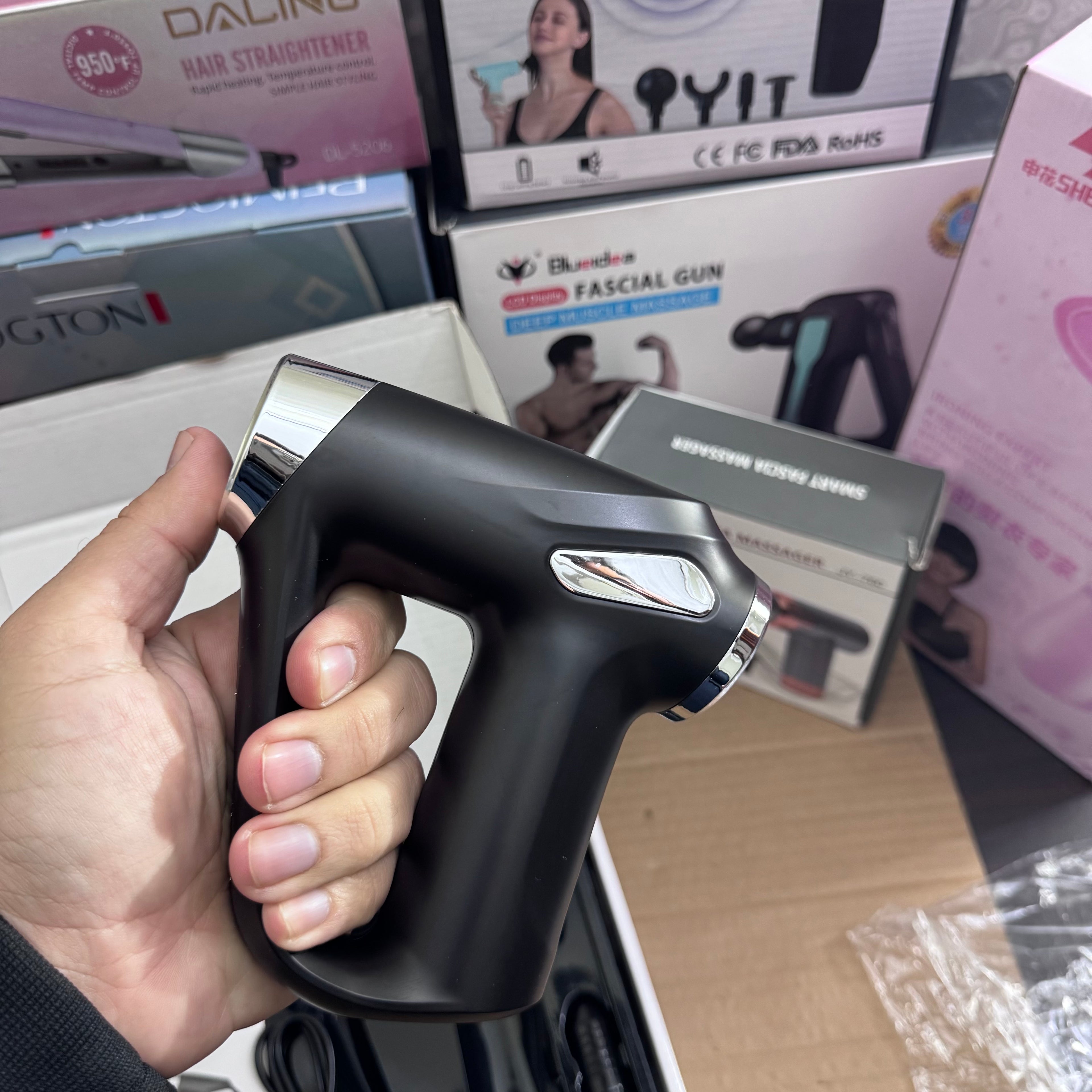 Lot Imported Mini Facial Gun KH-810 | Deep Muscle Massager Pakistan