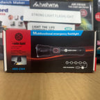 ABD-2304 Multifunctional Emergency Flashlight – USB Rechargeable LED Torch with Side Light & Power Bank LOT IMPORTE