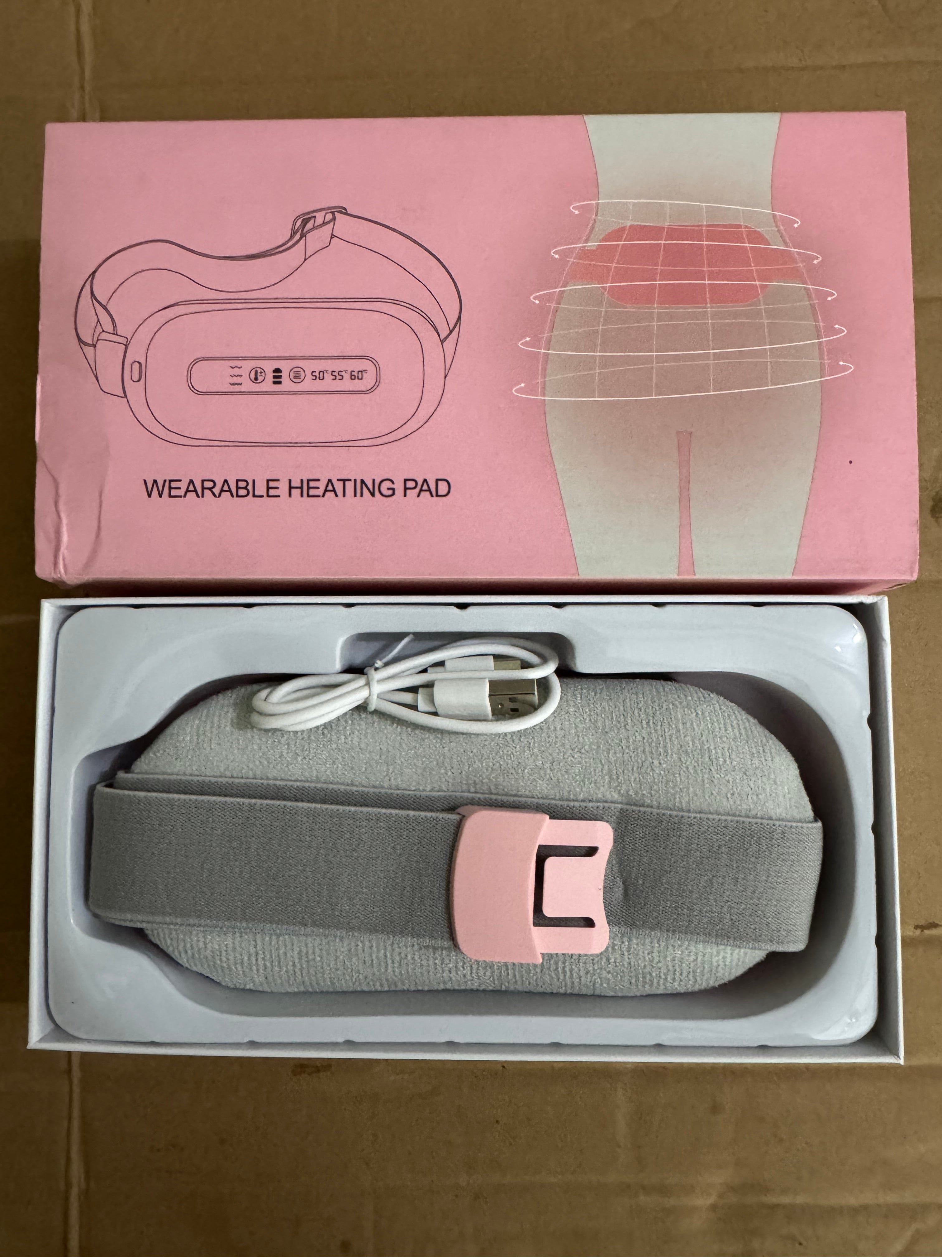 Lot Imported Wearable Heating Pad – Portable Menstrual & Waist Relief Belt
