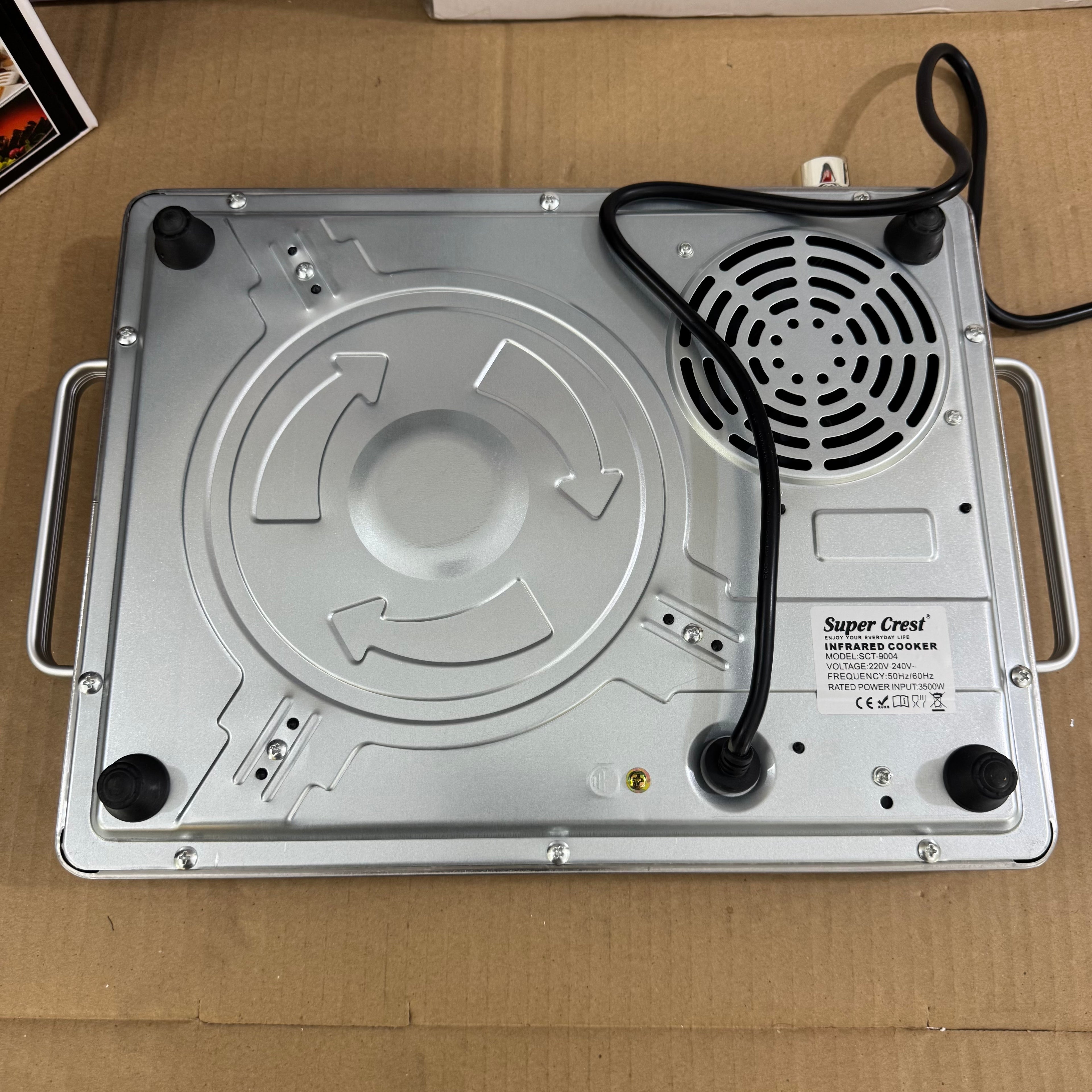 Super Crest High-Power Infrared Cooker 3500W - Model SCT-9004 6months warranty