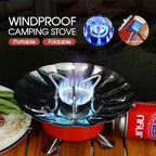 Windproof Camping Stove Portable Foldable Gas Burner – Outdoor Cooking Stove