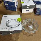 Premium Deli Glassware Crystal Ashtray- DSYG012-3 Lot Imported