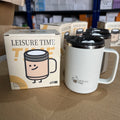 Lot Imported Leisure Time Insulated Coffee Mug