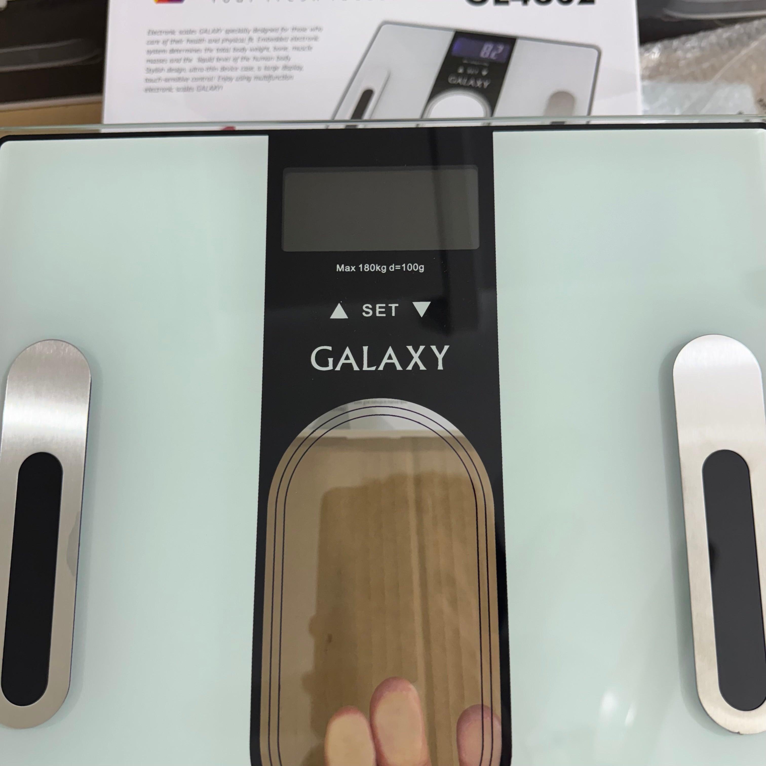 Galaxy Electronic Body Fat Analyzer Scale (GL4852) - Lot Imported