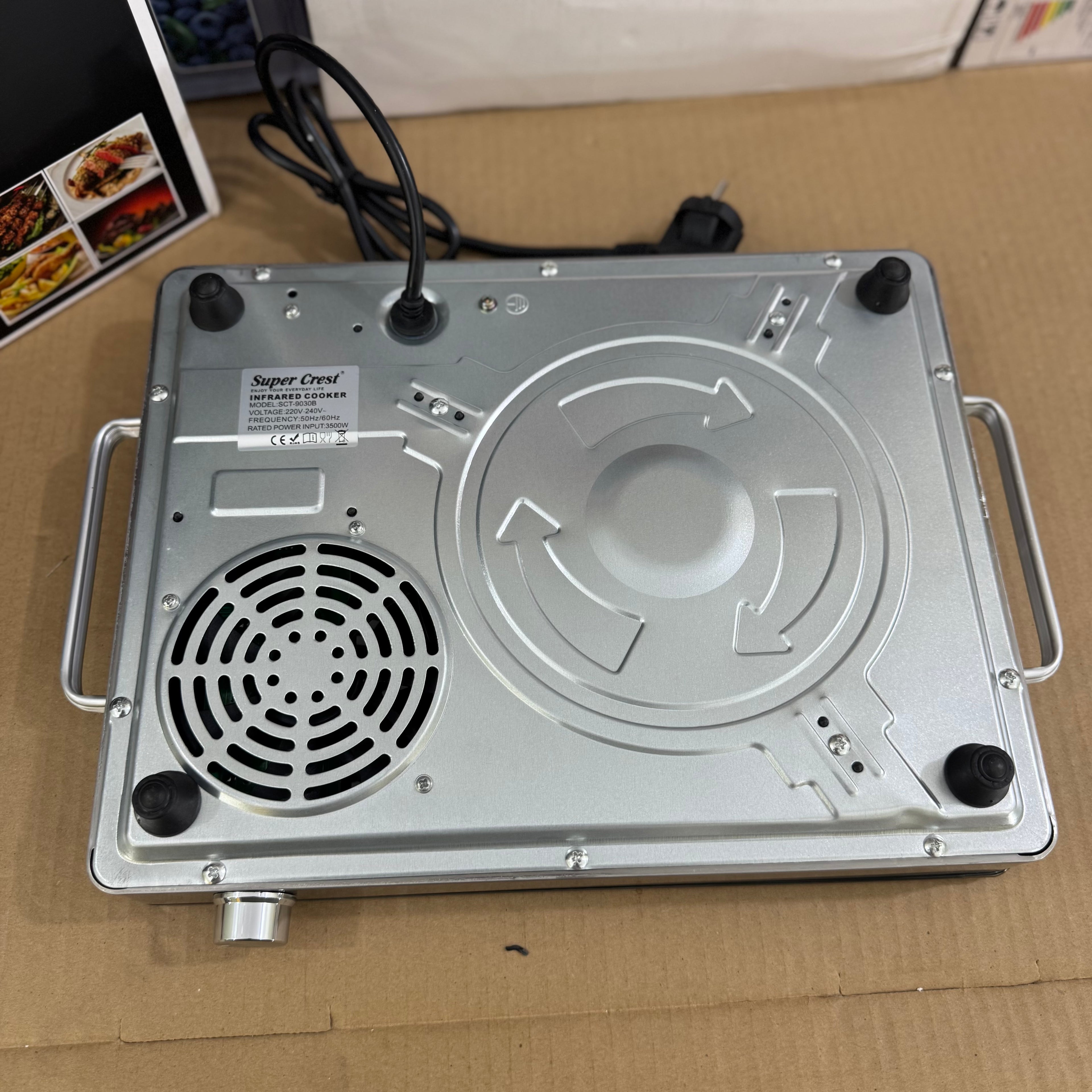 Super Crest 3500W Infrared Cooker - Model SCT-9030B 6months warranty