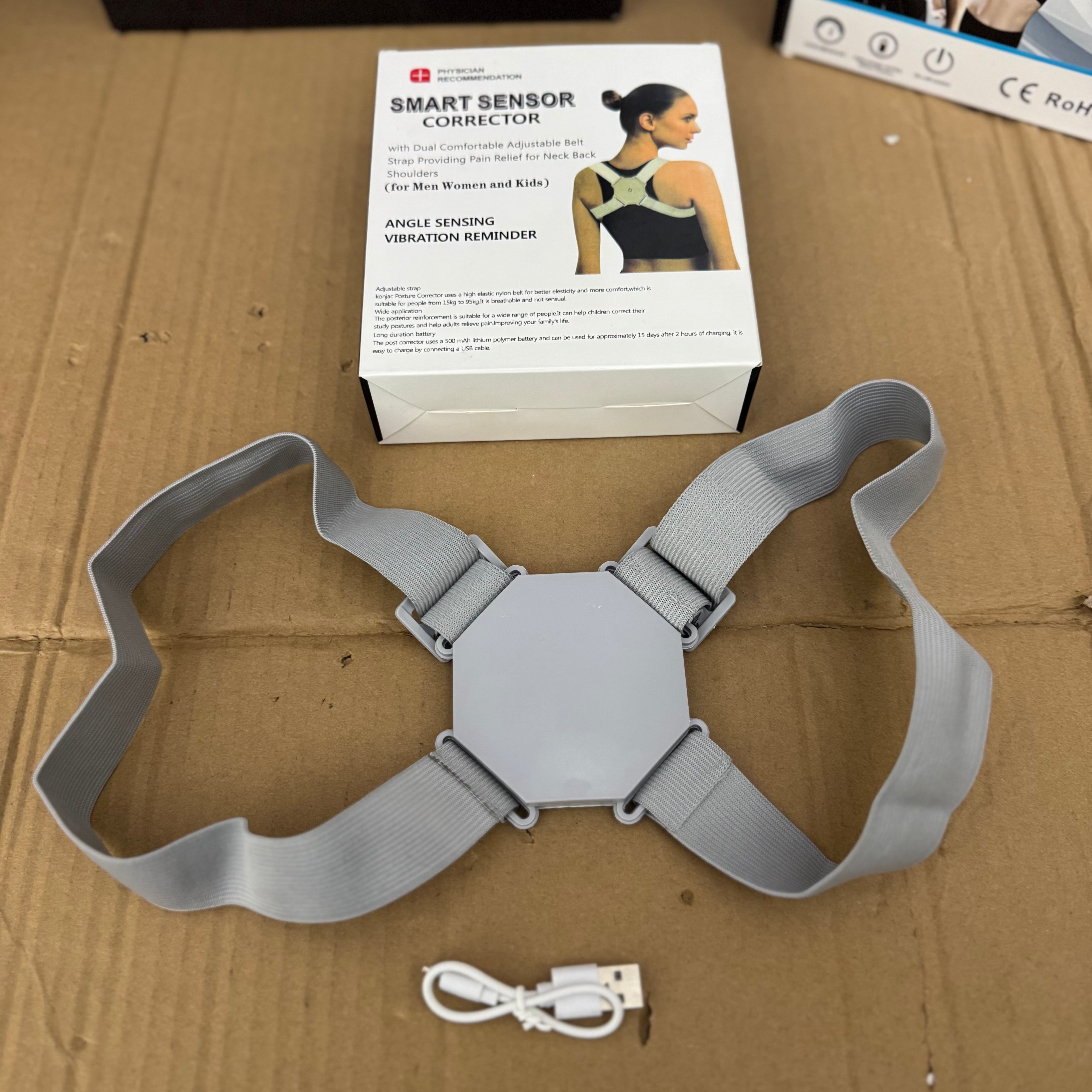 Smart Sensor Posture Corrector with Vibration Reminder JD-112