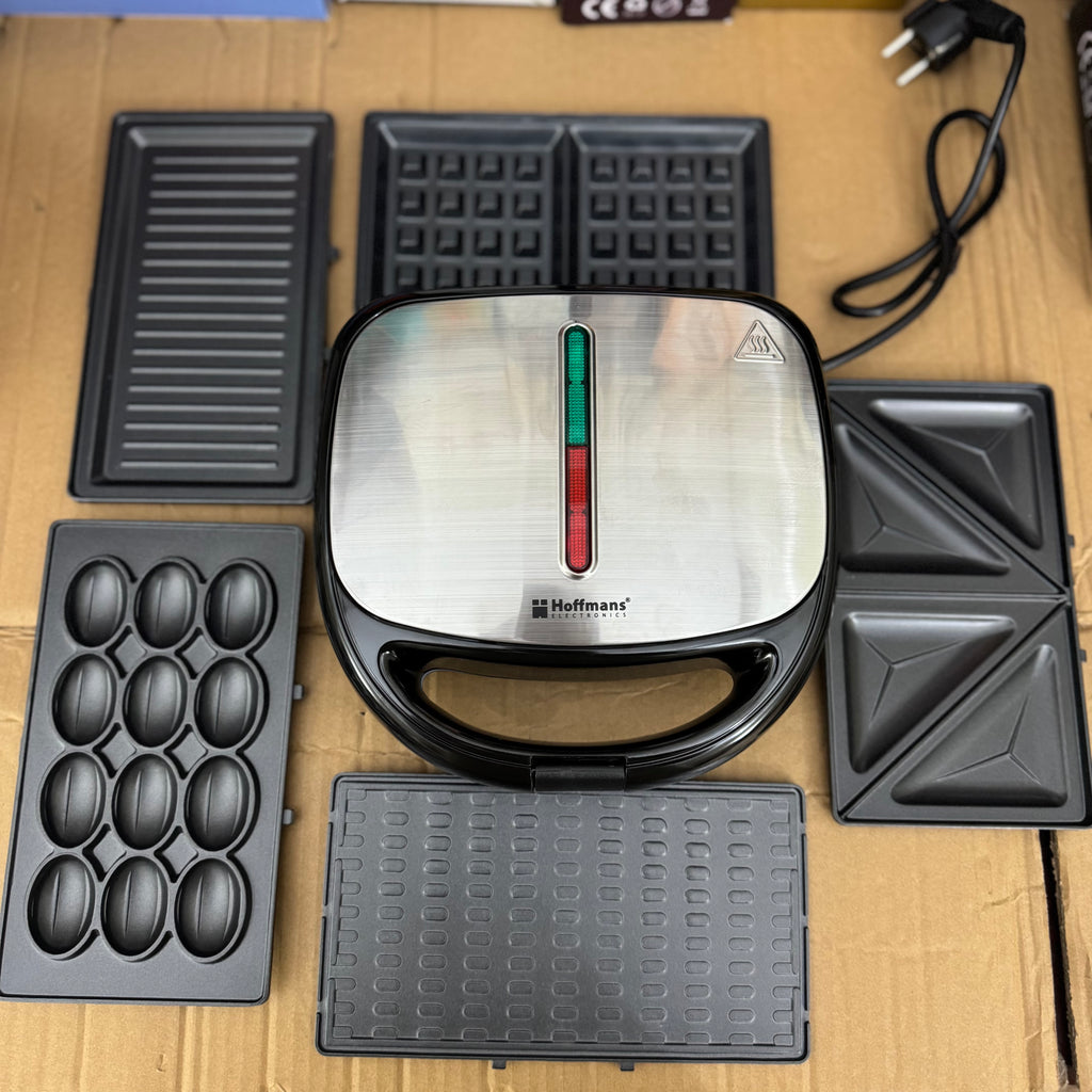 Lot Imported Hoffmans HM-3013 6-in-1 Sandwich Maker Set