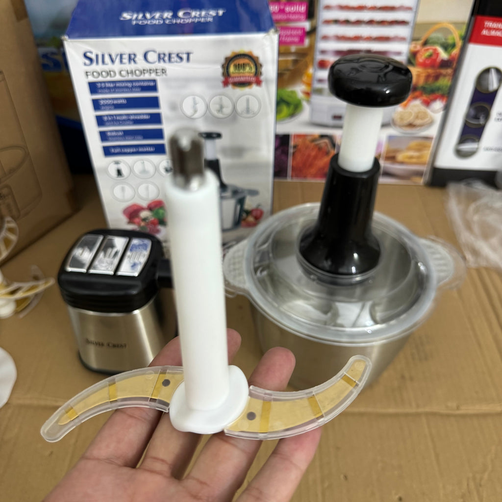 Silver Crest 3.5L Electric Food Chopper 8in1- 2000W Lot Imported