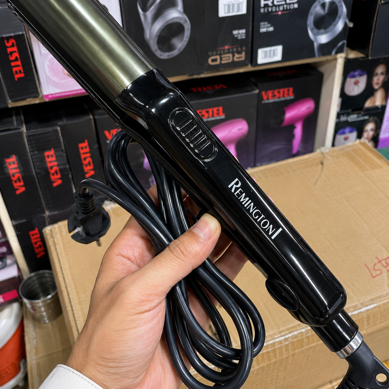 Remington Professional 2-in-1 Hair Iron & Curler RM-3009