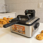 Lot Imported BOMA BM-89 Deep Fryer – 4.5L Stainless Steel Electric Fryer