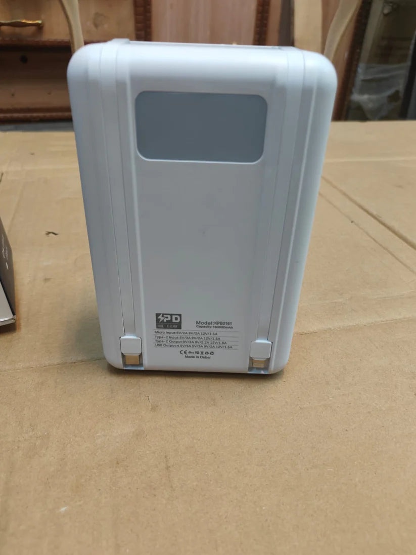 Kamal K2 16000mAh Power Bank 22.5W Fast Charging PD – KPB0161