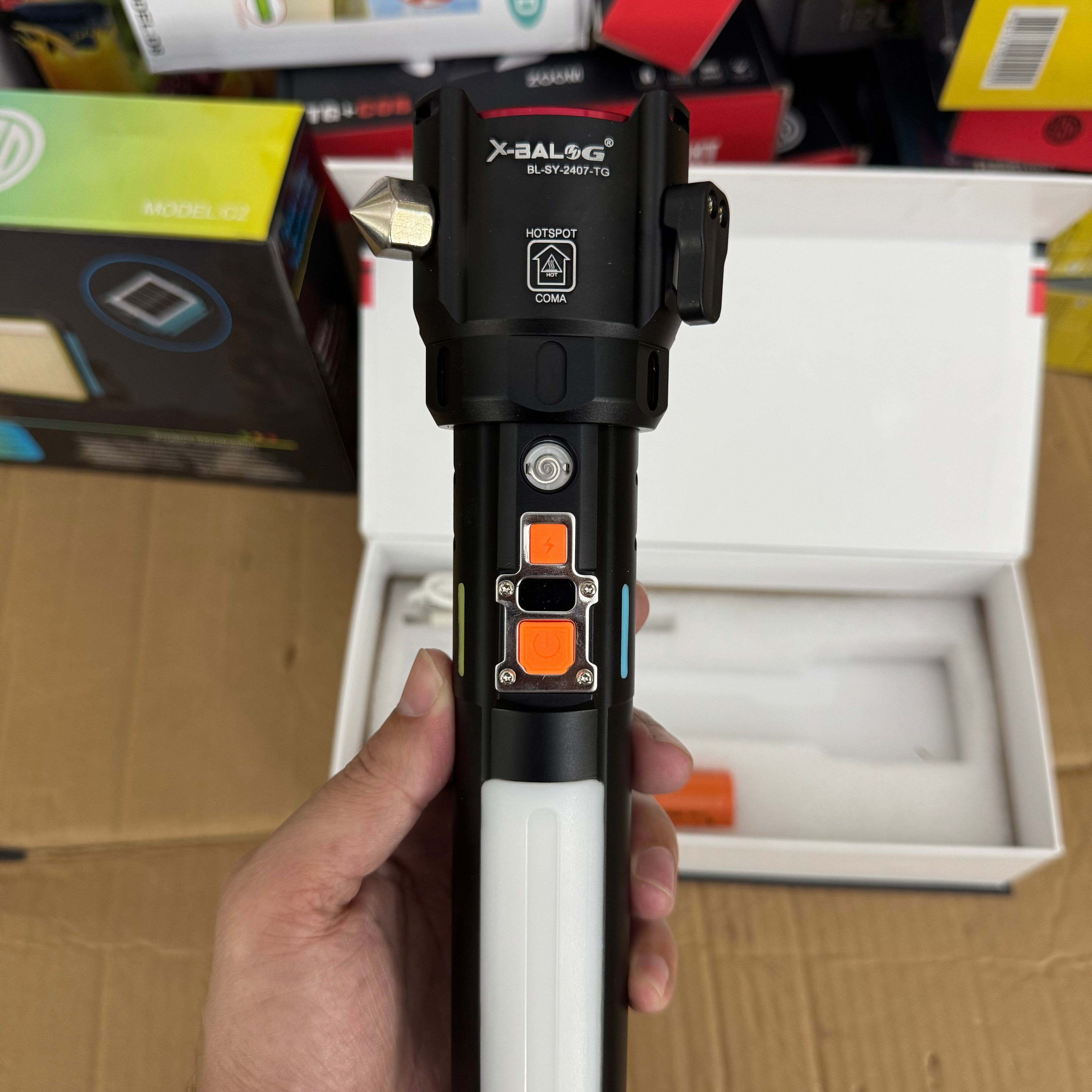 Lot Imported Multi-Functional LED Flashlight & Survival Torch