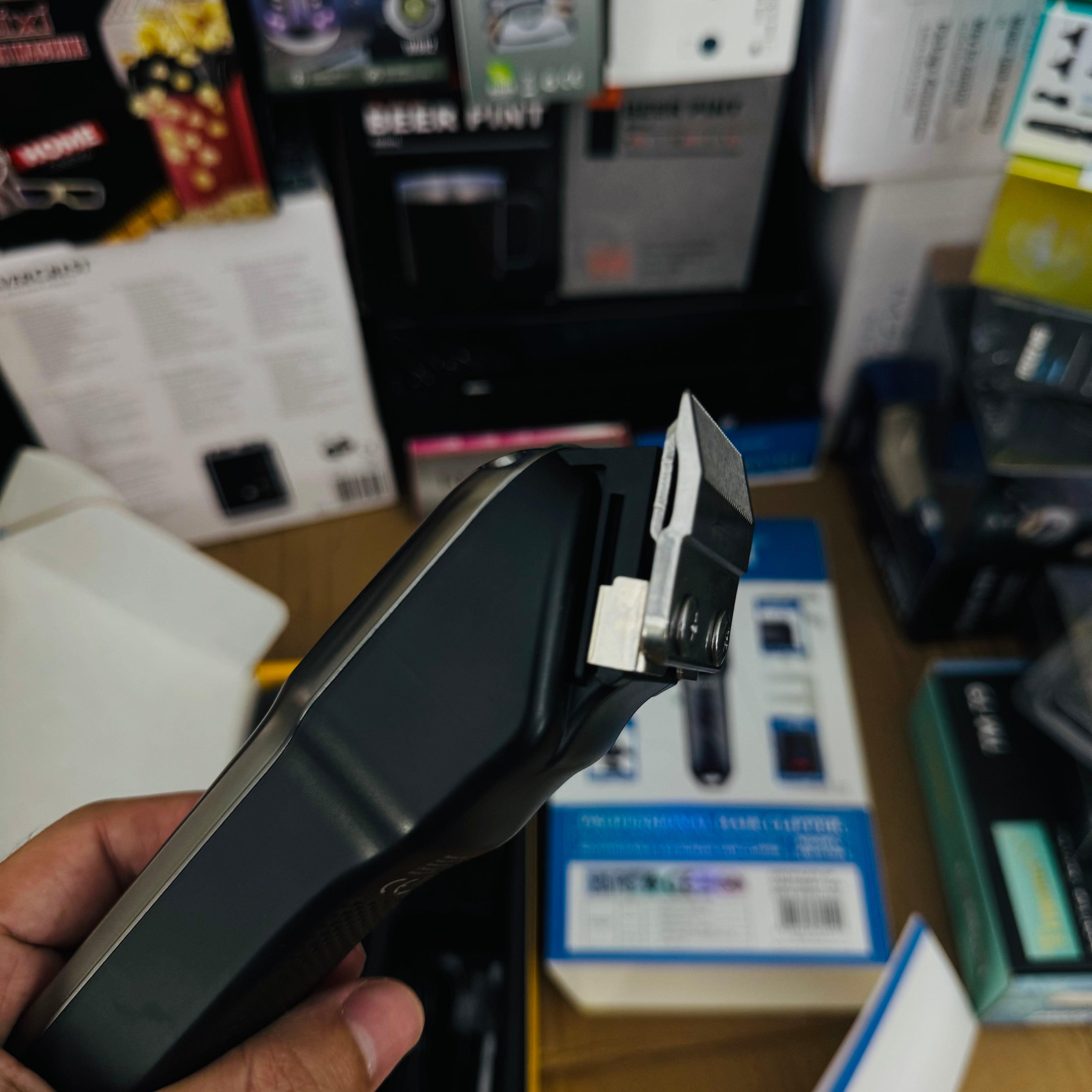 Lot Imported Kemei KM-519A Professional Hair Clipper - 2000mAh Metal Handle Trimmer