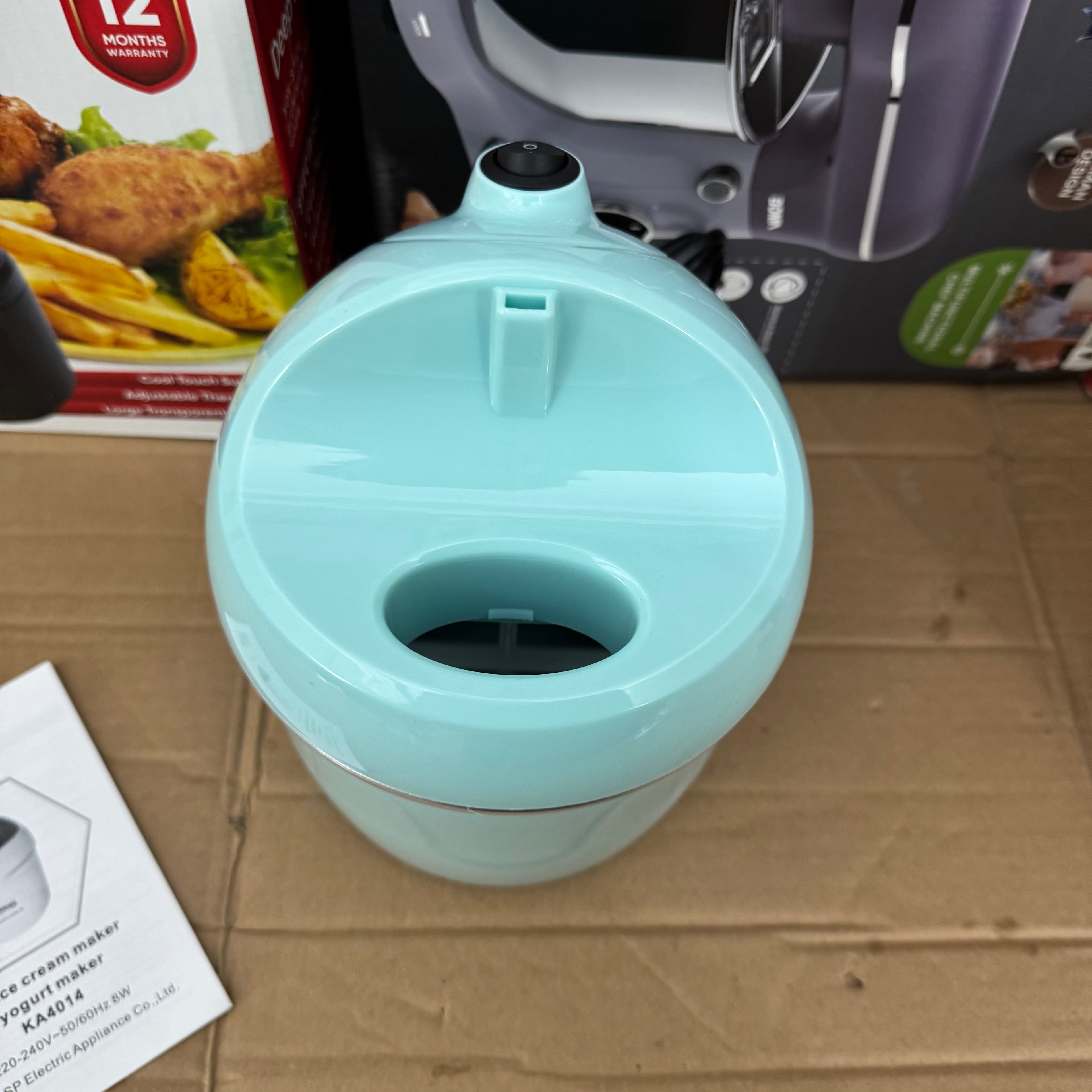 DSP KA4014 2-in-1 Yogurt & Ice Cream Maker | 0.8L Compact Frozen Dessert Maker