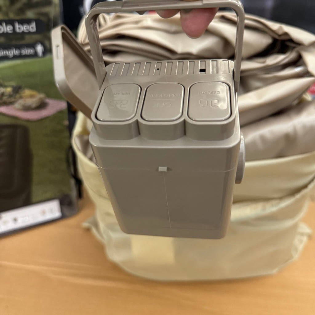 Double Size Inflatable Camping Air Bed 91005 with Electric Pump Lot Imported