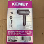 KEMEY KM-6835 Mini Folding Hair Dryer – Lot Imported
