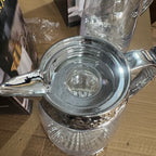 Luxury Gold Glass Water Jug silver Lot Imported