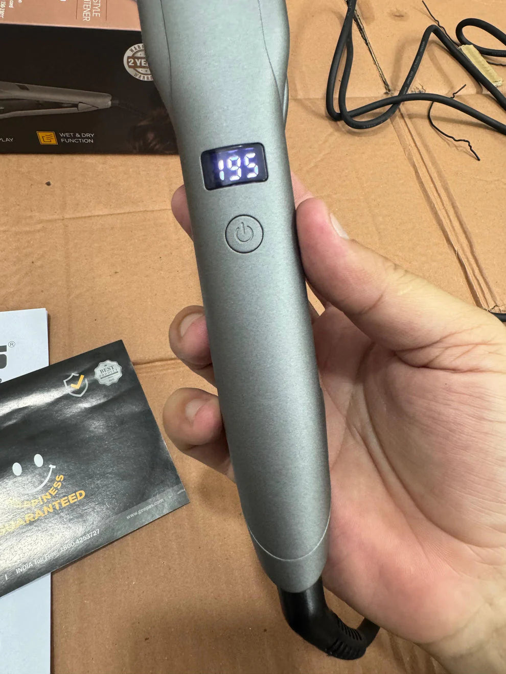 Geepas professional wet & dry hair straightener GHS 86050N
