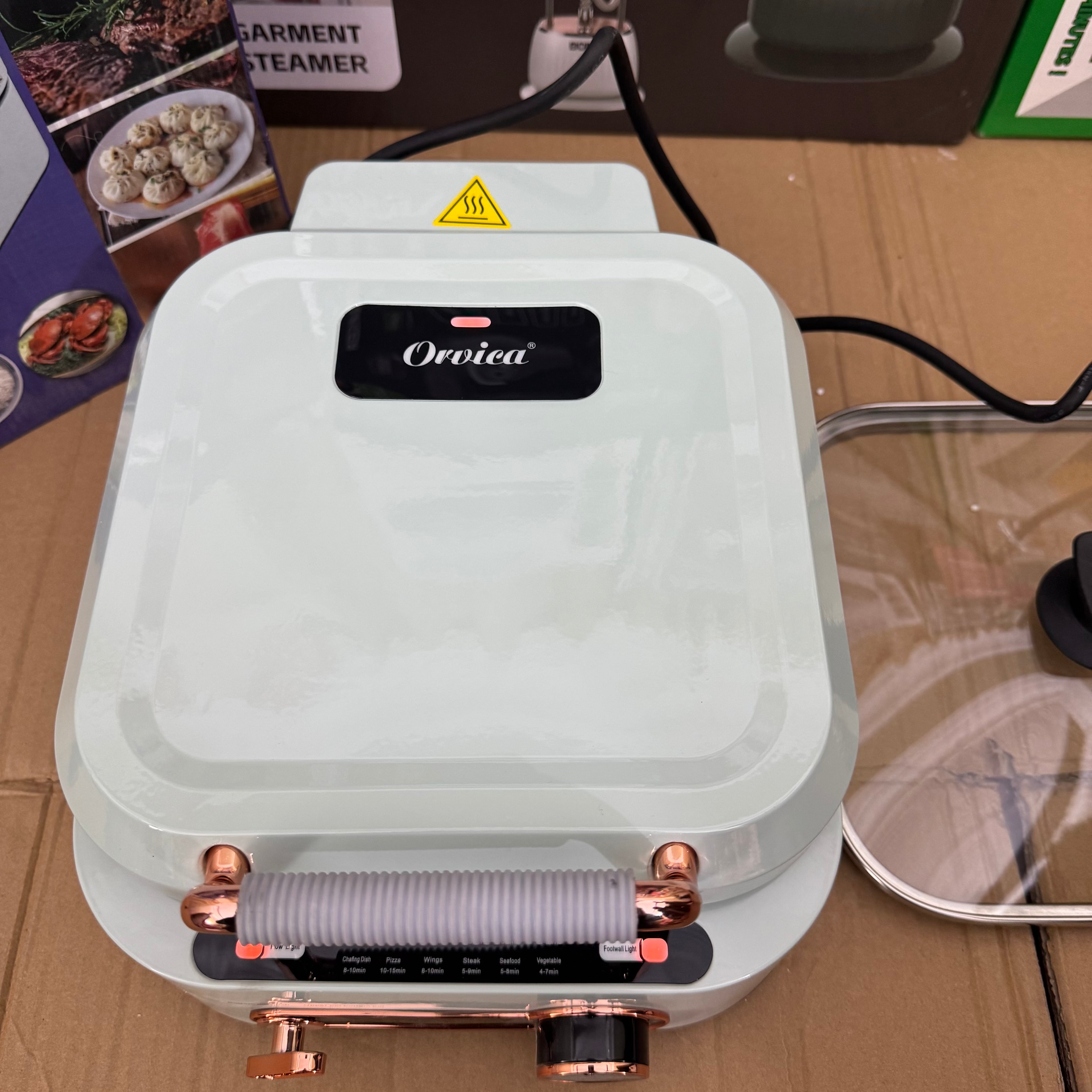 Orvica ORM-8812 Steaming and Frying Machine | Versatile Multi-Cooker