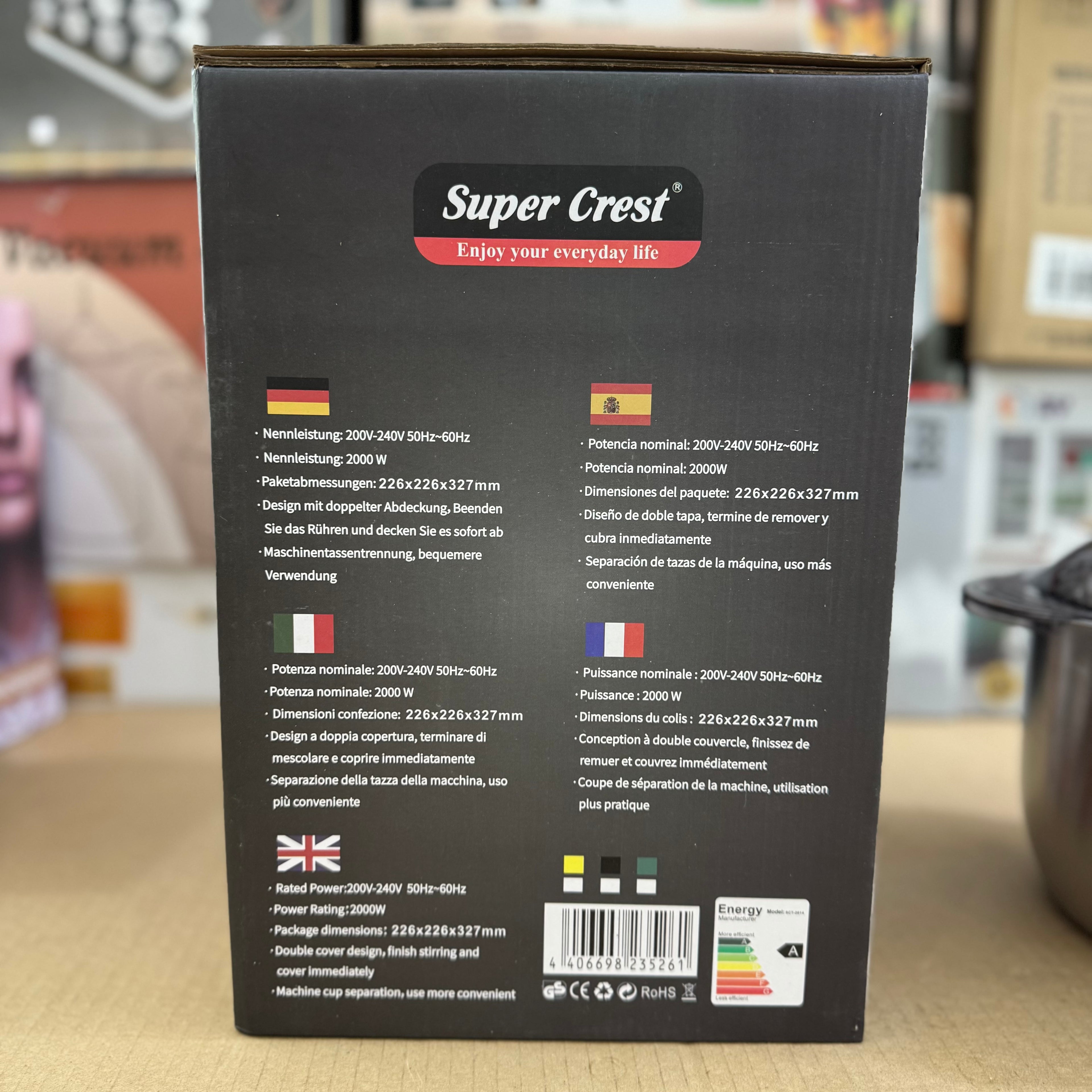 Super Crest 5L Food Chopper (SCT-2014) – German