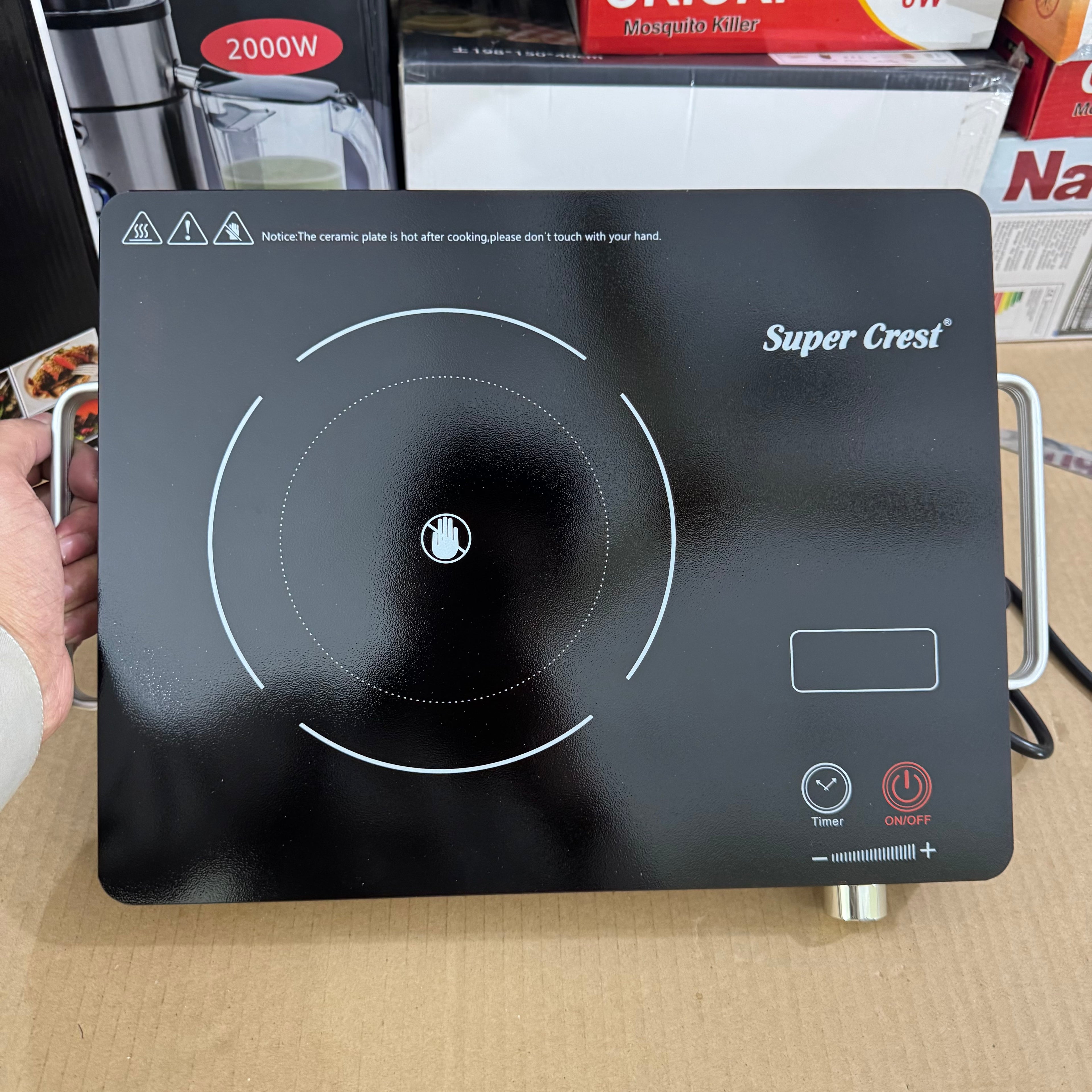 Super Crest High-Power Infrared Cooker 3500W - Model SCT-9004 6months warranty