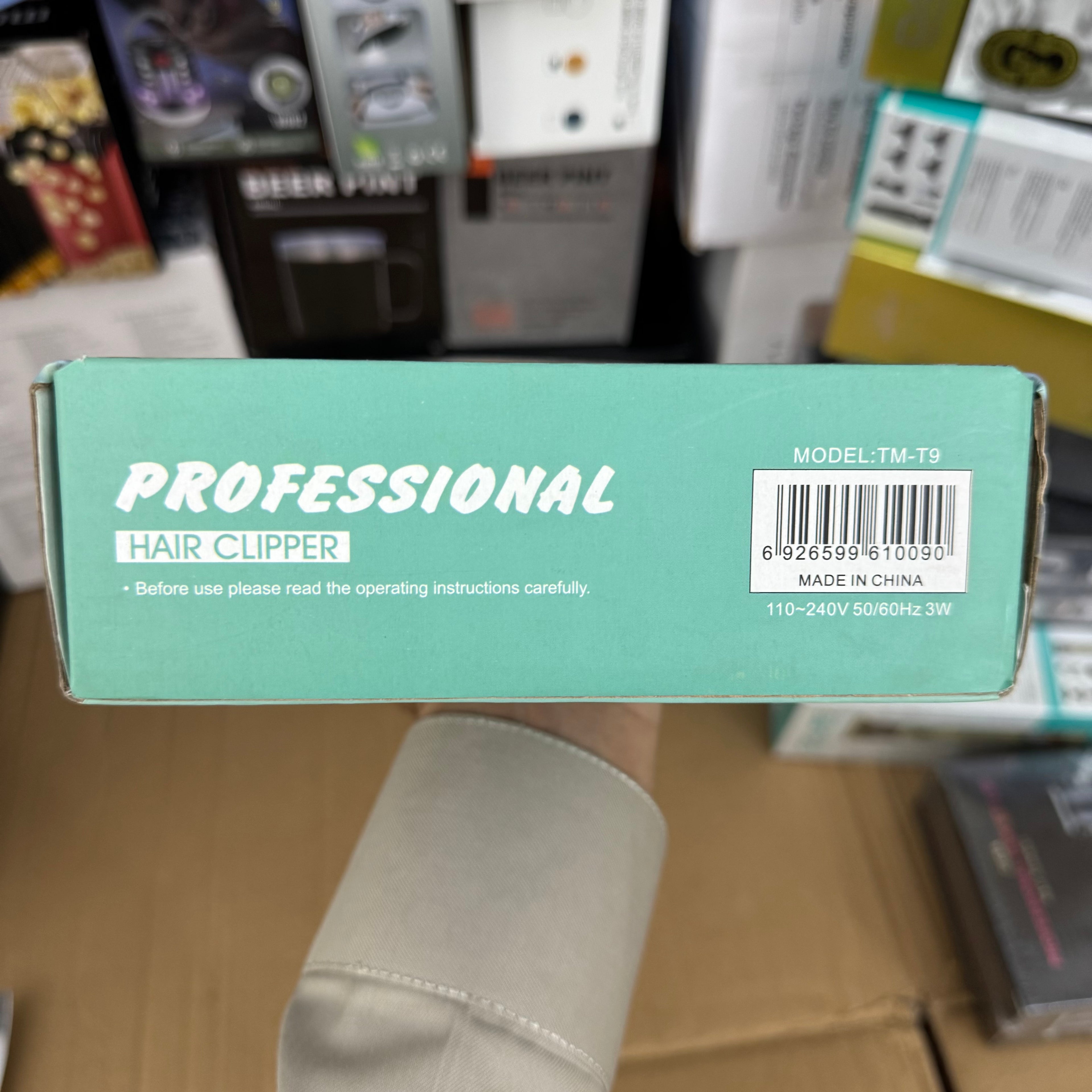 Lot Imported Trimmer TM-T9 Professional Hair Clipper - Full-Body Waterproof