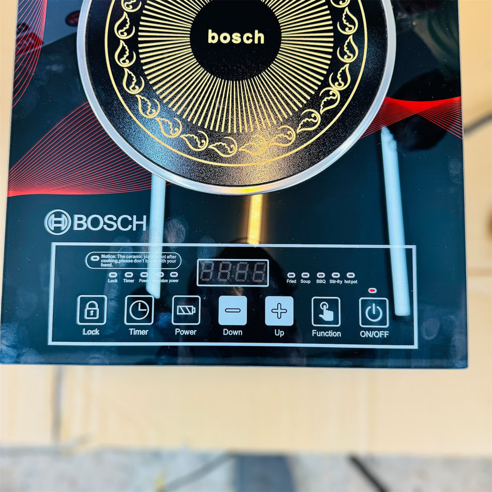 Bosch RBK-12 2200W Infrared Electric Cooker – Energy Saving Hot Plate with 3-Hour Timer