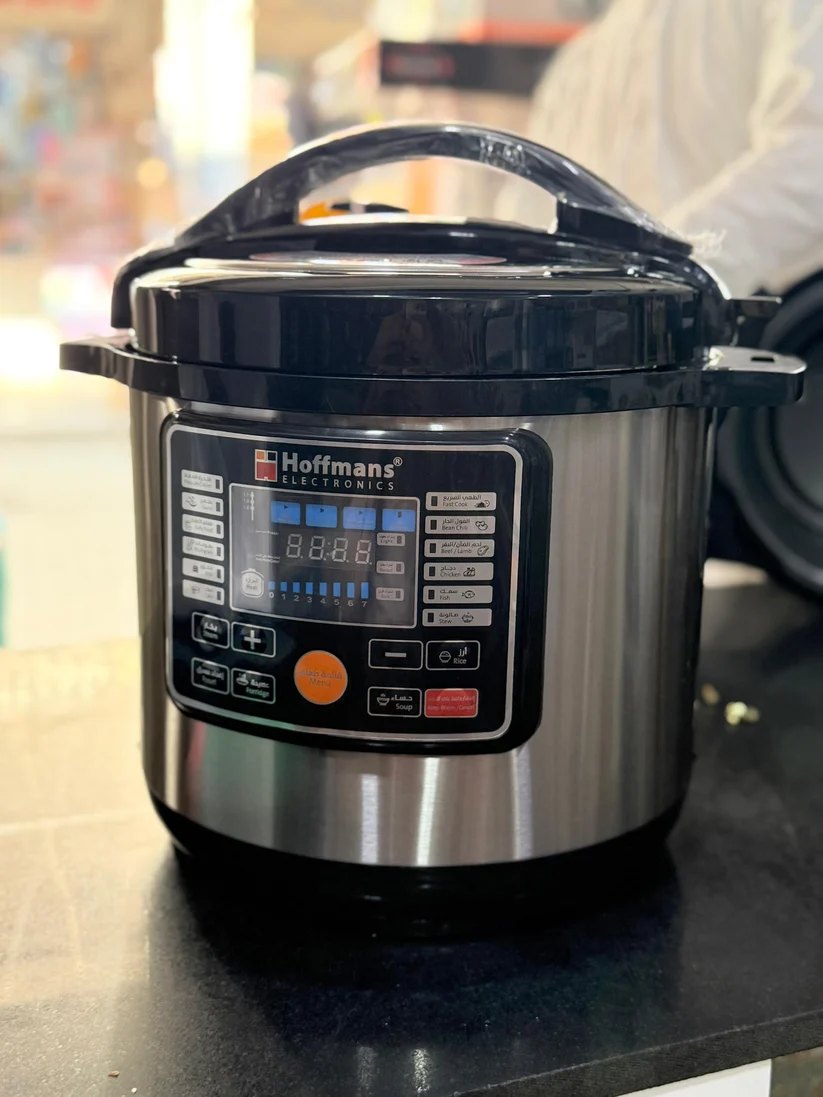 Hoffmans 8L Electric Pressure Cooker 1600W – 14-in-1 Digital Multi-Function Cooker HM-719