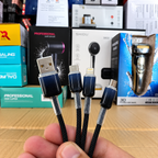Kamal 3-in-1 Data Cable PD5 – 4.5A Fast Charging Braided USB Cable