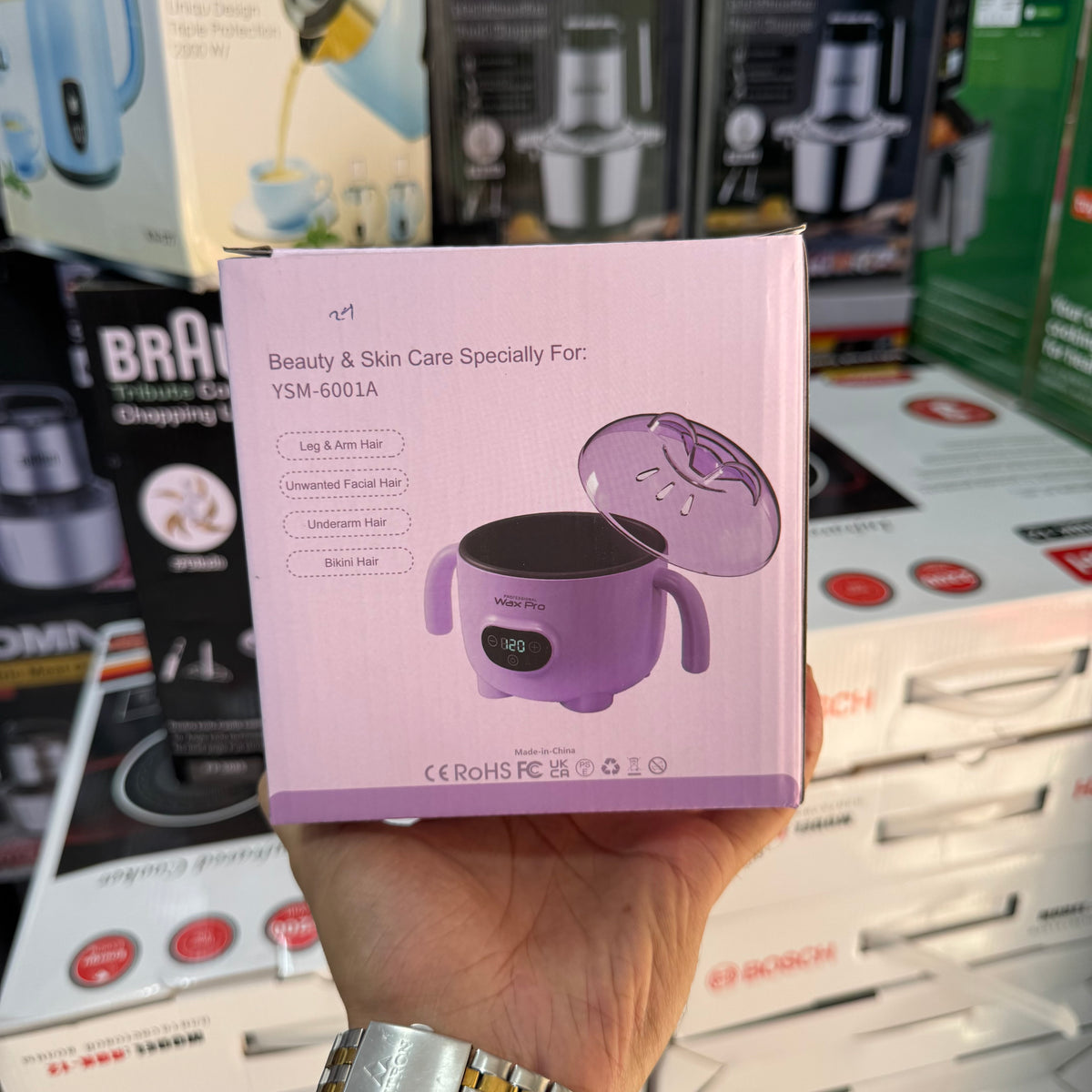 Wax Warmer YSM-6001A – Digital Temperature Control, Non-Stick Pot