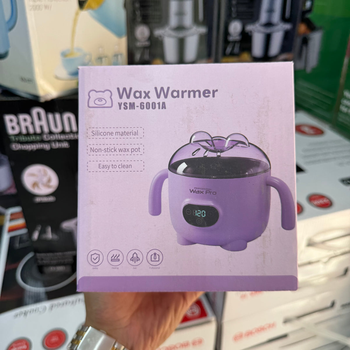 Wax Warmer YSM-6001A – Digital Temperature Control, Non-Stick Pot
