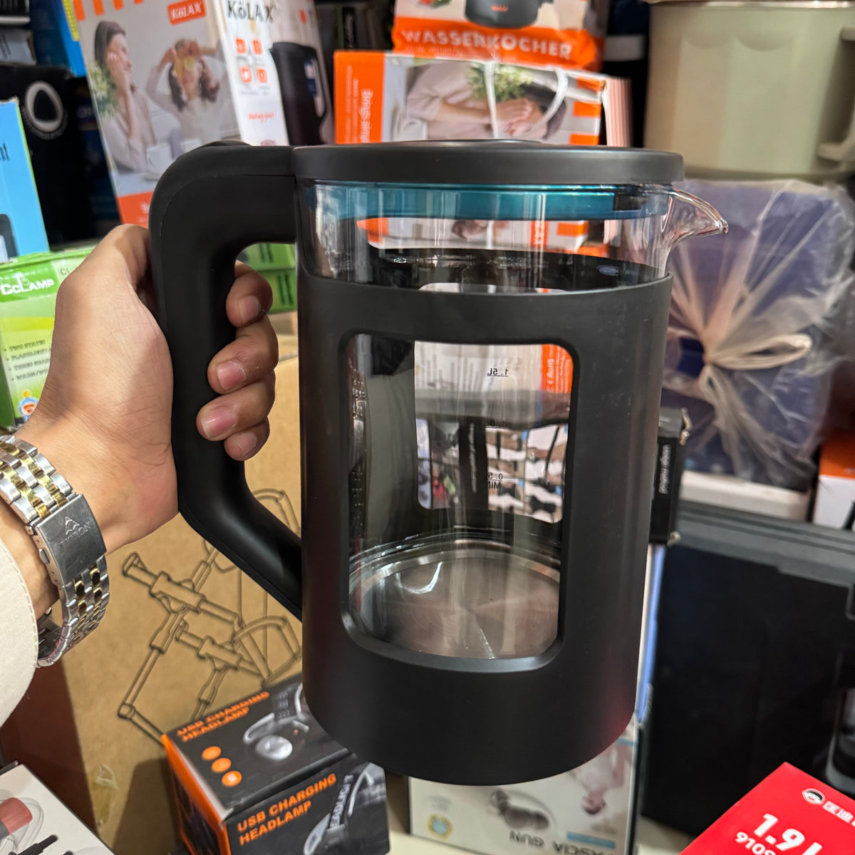Super Crest 1.7L Glass Electric Kettle 2000W – Model SCT-4030