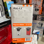 KÖLAX Popcorn Maker 1100W – Oil-Free Electric Popcorn Machine | Red